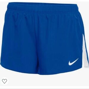 Blue Athletic Shorts with Moisture-Wicking Fabric and Elastic Waistband